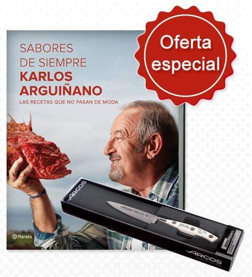 Cuchillo puntilla con la firma de Karlos Arguiñano serigrafiada – Tu Tienda  Del Hogar, cuchillos arcos natural 