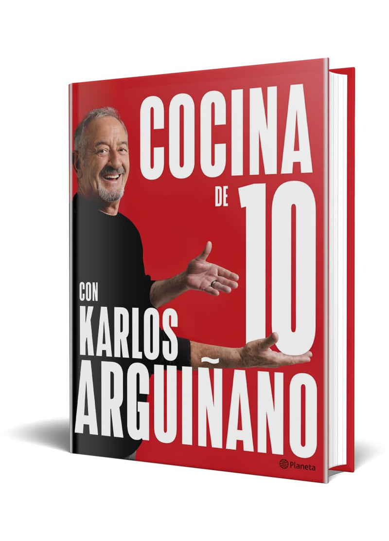 PACK : Libro Cocina de 10 con Karlos Arguiñano (Planeta Cocina) con puntilla serigrafiada