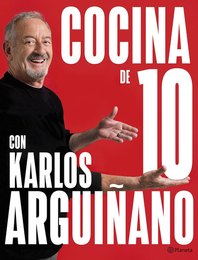 PACK : Libro Cocina de 10 con Karlos Arguiñano (Planeta Cocina) con puntilla serigrafiada