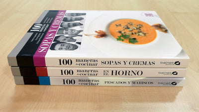 Pack "100 maneras de cocinar" (3 libros de recetas)